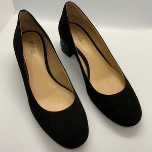 Michael Michael Kors Arabella Black Suede Pump